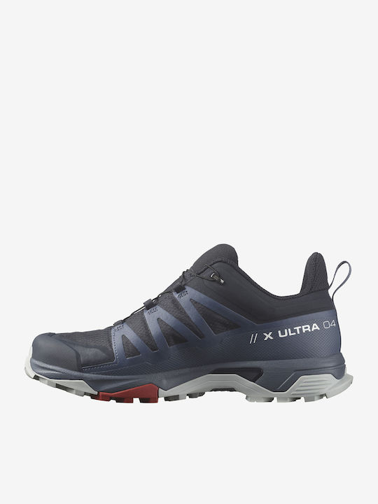 Salomon X Ultra 4 Gtx Ανδρικά Ορειβατικά Παπούτσια Αδιάβροχα με Μεμβράνη Gore-Tex Γκρι