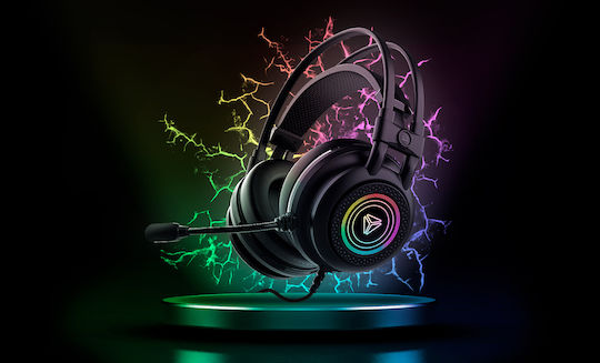 Yenkee YHP 3035 Über Ohr Gaming-Headset mit Verbindung USB Schwarz