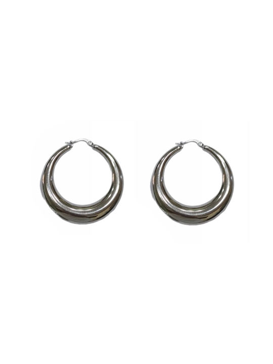 Tatu Moyo Earrings Hoops made of Steel