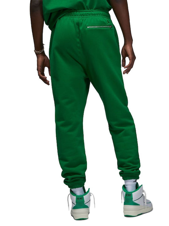 Jordan Men's Fleece Sweatpants with Rubber green