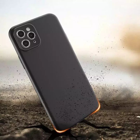 Hurtel Soft Back Cover Σιλικόνης Μαύρο (Honor 90 - Huawei)