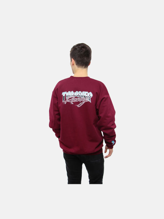 Thrasher Crewneck Men's Sweatshirt Maroon