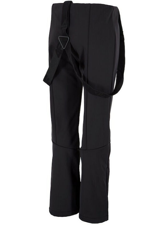 4F H4Z17-SPDN003 Men's Trousers for Ski & Snowboard Soft Shell Black