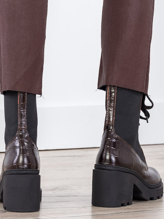 Damen Stoff Capri Hose in Schlanker Passform ''''''