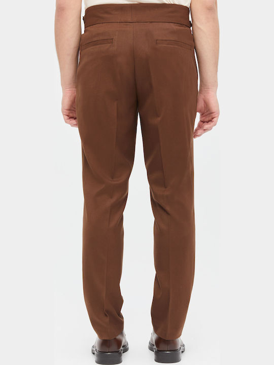 Trousers Elastic Brown