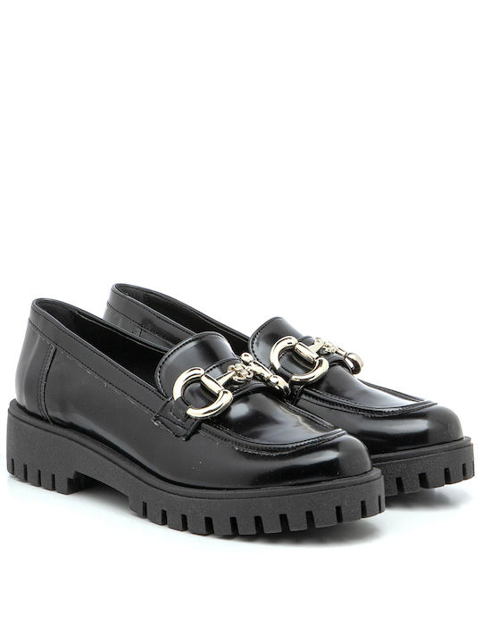 Aventis Shoes Women's Loafers in Black Color