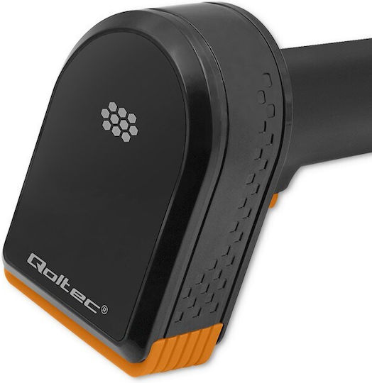 Qoltec Handheld-Scanner Drahtlos mit 2D- und QR-Barcode-Lesefunktion