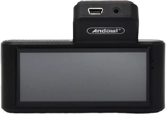 Andowl Σετ Κάμερα DVR Αυτοκινήτου με Οθόνη 3.18" & Κάμερα Οπισθοπορείας