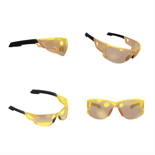 Mechanix Wear Γυαλιά Εργασίας για Προστασία με Κίτρινους Φακούς