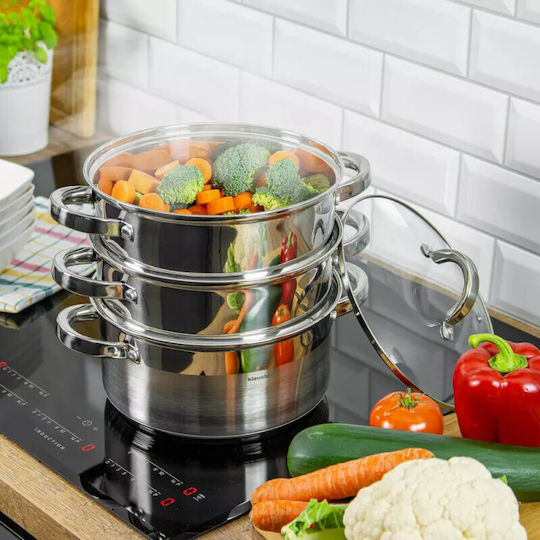 Klausberg Deep Stainless Steel Pot 4lt / 22cm