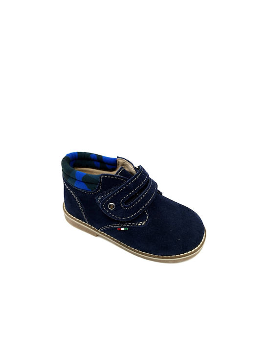 Scarpy Kids Booties Navy Blue