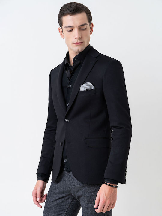 Men's Suit Jacket Regular Fit Black