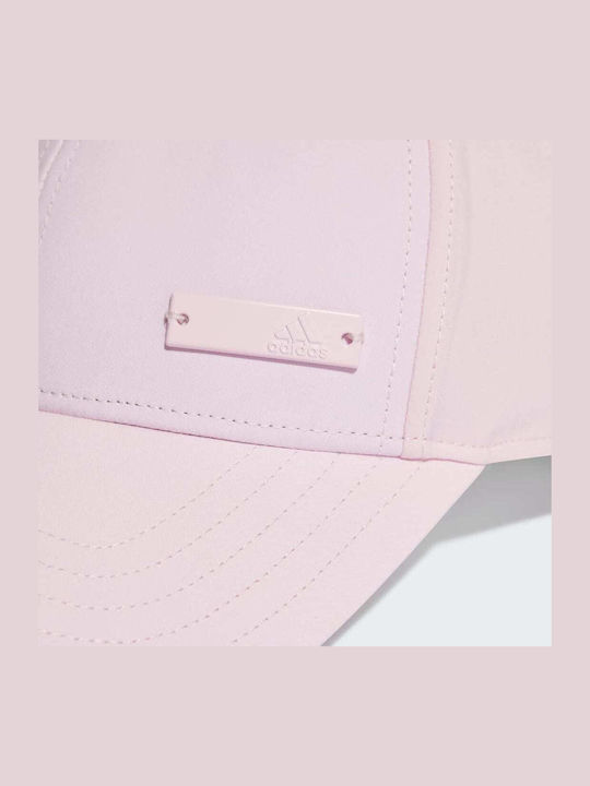 adidas Παιδικό Καπέλο Jockey Metal Badge Lightweight Baseball Cap Ροζ