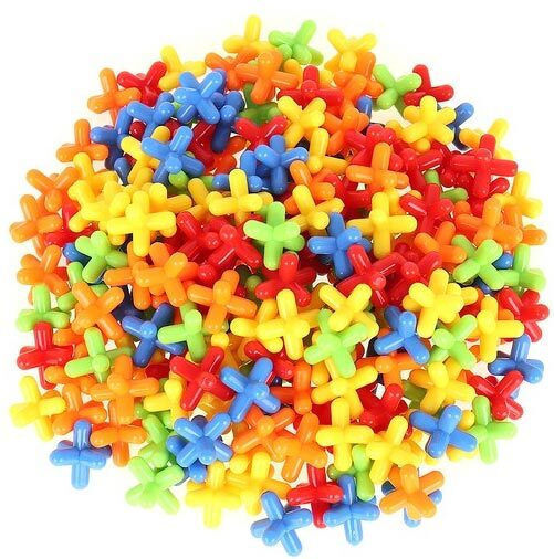 Kruzzel Plastic Construction Toy Educational Straws Connectors for Children 3+ years+ Years