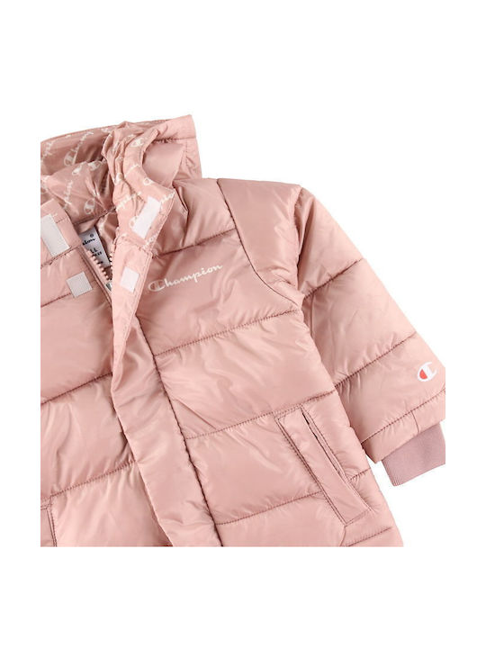 Champion Kinderjacke mit Kapuze Rosa