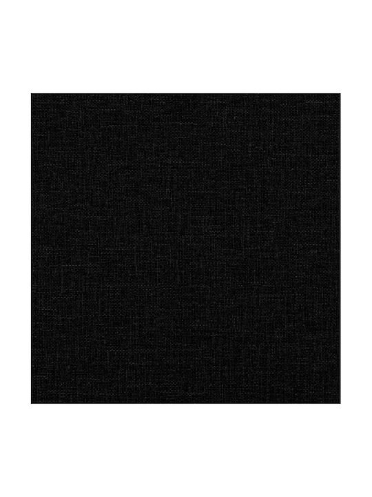 Doppelsitzer Sofa Bett Schwarz 112x60x55cm