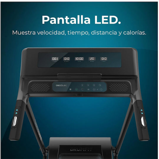 Cecotec Drumfit Wayhome Ηλεκτρικός Αναδιπλούμενος Διάδρομος Γυμναστικής