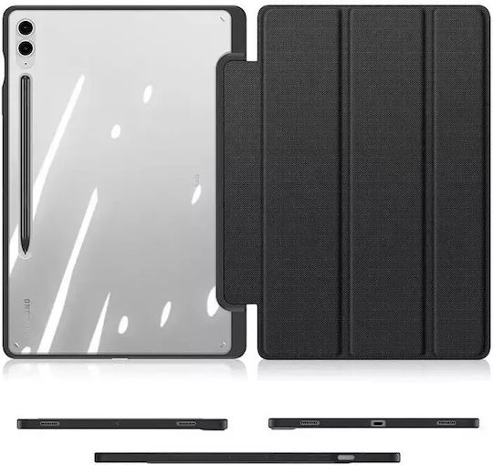 Dux Ducis Toby Flip Cover Μαύρη (Samsung Galaxy Tab S9 FE)