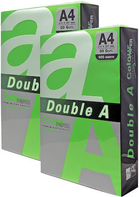 Double A Hârtie de Imprimare A4 80gr/m² 1x Verde