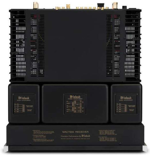McIntosh Mac7200 2-channel Интегриран Hi-Fi усилвател Stereo 18210 Черен