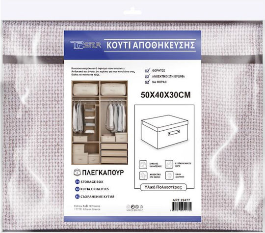 Tpster Stoff Aufbewahrungsbox mit Deckel