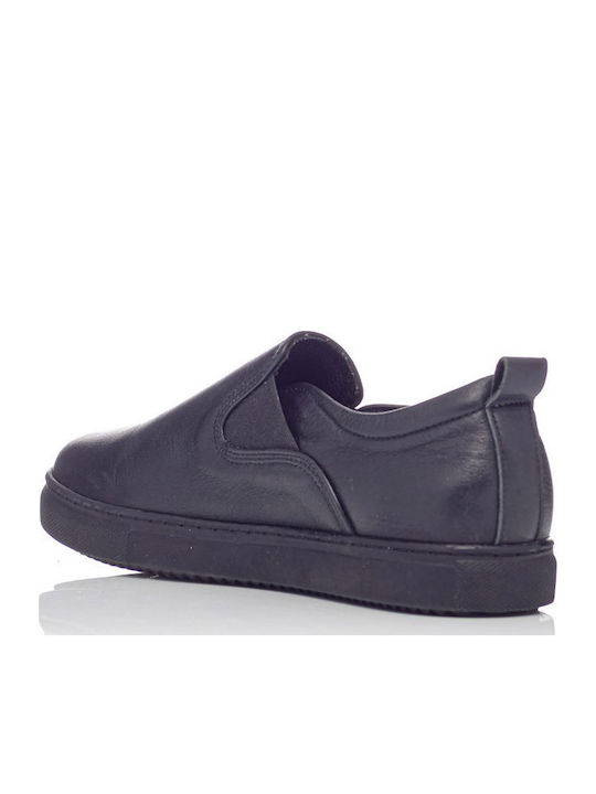 Анатомични Дамски Slip-On Кожени Черни