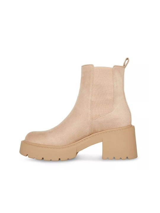 Steve Madden Damen Knöchelstiefel Beige