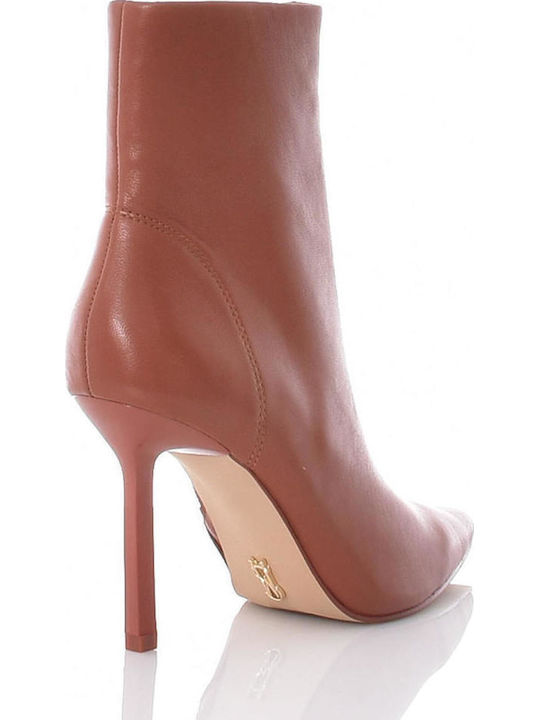 Iyanna Leder Stiefeletten Damen Braun