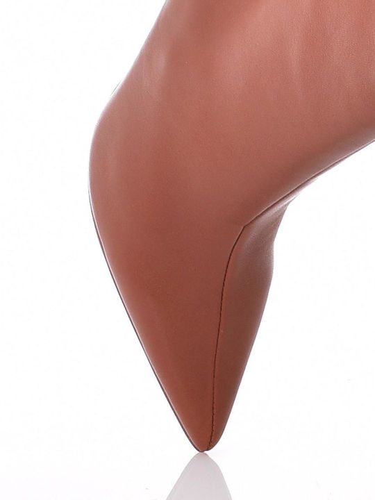 Iyanna Leder Stiefeletten Damen Braun
