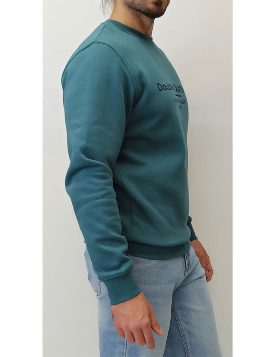 Double Men's Sweatshirt Teal