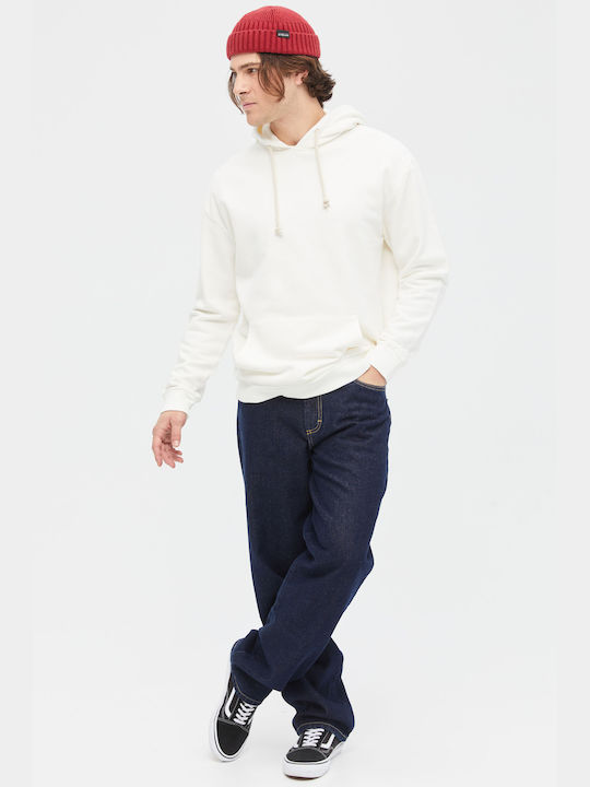 Aristoteli Bitsiani Men's Sweatshirt with Hood Ecru (Off-white)