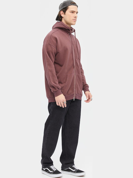 Sweatshirt with Hood Bordeaux.