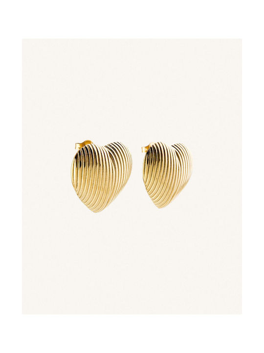 StanStefan Earrings made of Steel Gold Plated