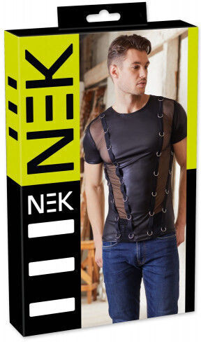 Nek Sexy Ανδρικό Top Μαύρο