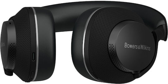Bowers & Wilkins PX7 S2e Kabellos / Kabelgebunden Über Ohr Kopfhörer mit 30 Stunden Betriebszeit und Quick Charge Schwarz
