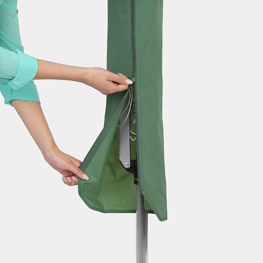 Brabantia Essential Folding Floor Clothes Drying Rack for Garden Made of Aluminum with 40m Hanging Length