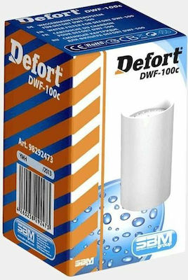 Defort Water Filter Replacement for Faucet from Activated Carbon DWF-100c 5 μm 4pcs