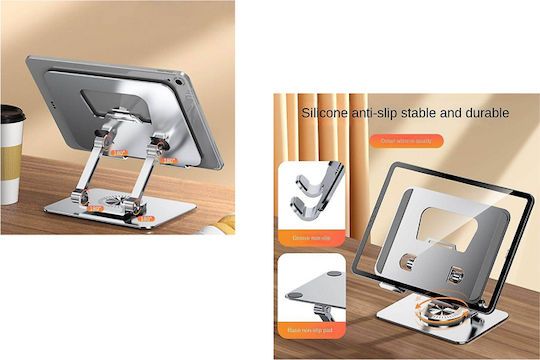 Tablet Stand with Extension Arm Gray