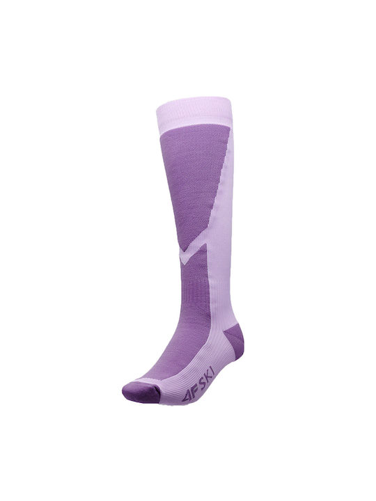 4F Fnk Șosete de schi și snowboard Purple 1 Pair