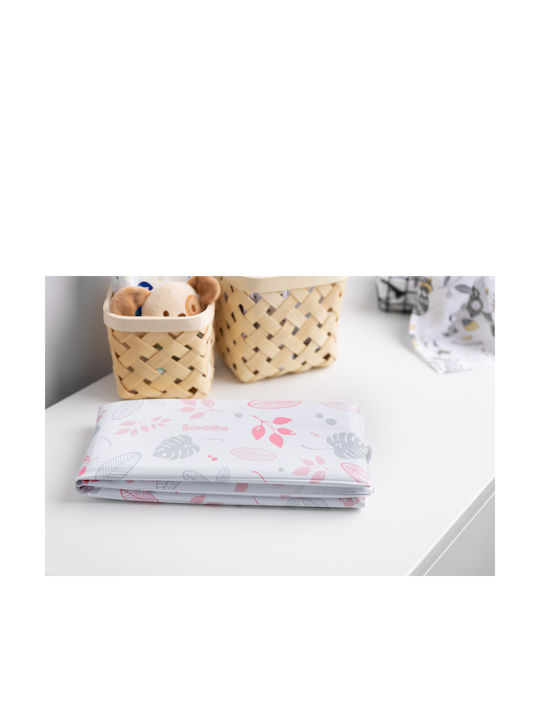 Sensillo Travel Changing Pad Plastic Pink 40x58cm