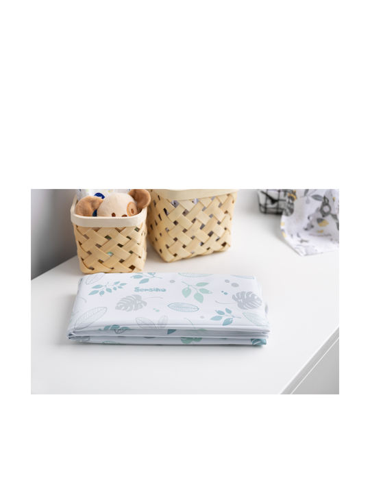 Sensillo Portable Changing Pad Made of Plastic Blue 40x58cm