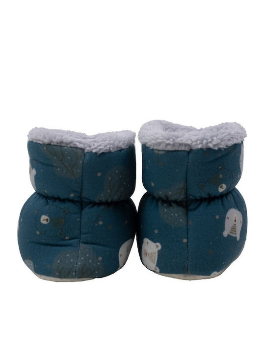 Funny Baby Baby Hausschuhe Blau