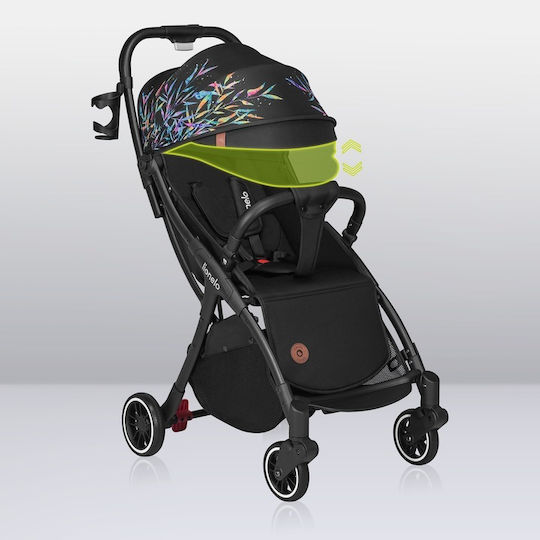 Lionelo Julie One Baby Stroller Suitable for Newborn Black Gold 6.65kg