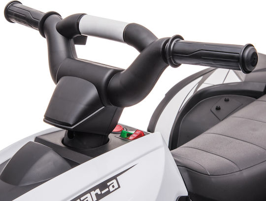 Kids Scooter Licensed Quad Electric 12 Volt White