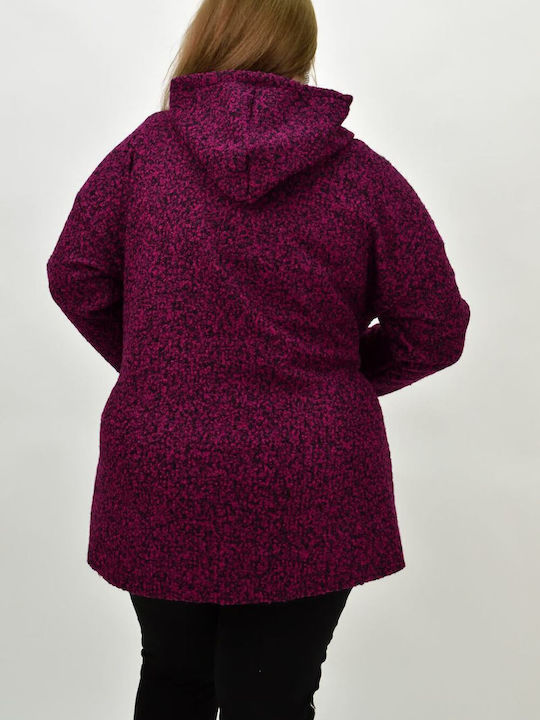 Damen Jacke Magenta