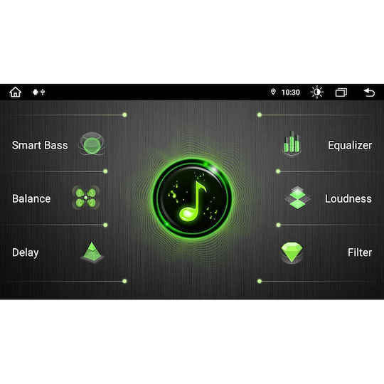 Bizzar Car Audio System for BMW F15 Nissan Juke 2021-2022 (Bluetooth/USB/WiFi/GPS/Apple-Carplay/Android-Auto) with Touch Screen 9"
