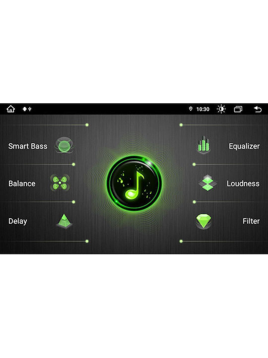 Bizzar Car Audio System for Fiat Fullback Mitsubishi L200 2015-2019 with A/C (Bluetooth/USB/WiFi/GPS/Apple-Carplay/Android-Auto) with Touch Screen 9"