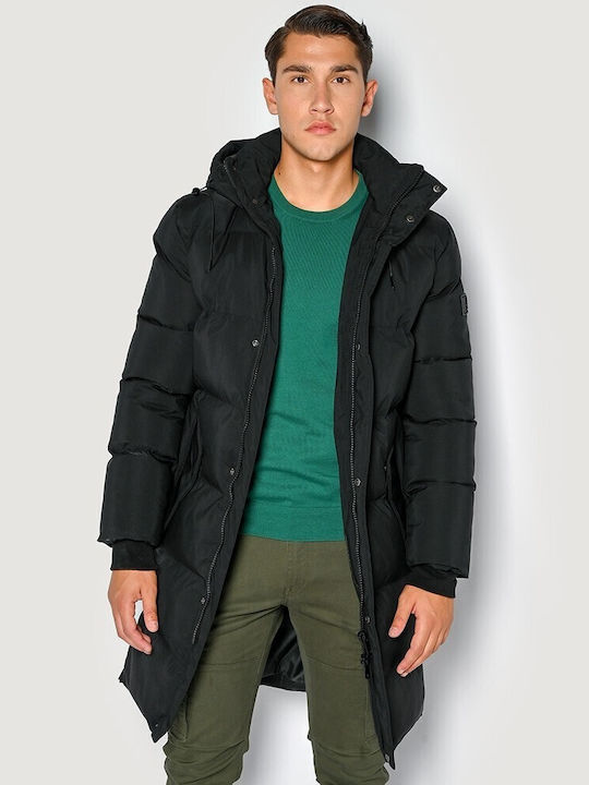 Brokers Jeans Herren Winter Jacke Lässig Black