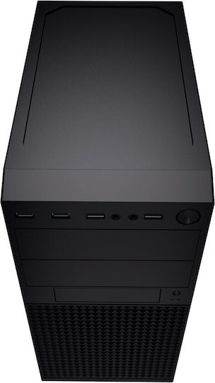 Gembird Fornax K300 Midi-Turm Computergehäuse Schwarz
