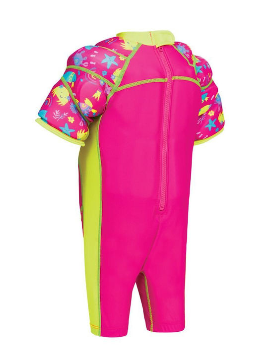 Zoggs Kids Swimwear One-Piece Sunscreen (UV) Fuchsia